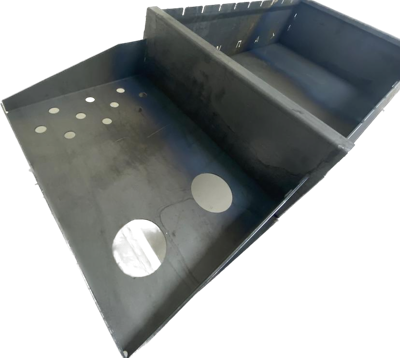 Сборно-разборный мангал Калибр с боковыми полками, стенка 2 мм