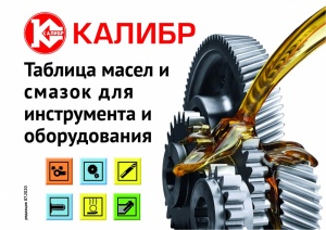 Таблица масел и смазок для обслуживания инструмента и оборудования Калибр Таблица масел и смазок для обслуживания инструмента и оборудования Калибр
