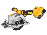 Аккумуляторная бесщеточная циркулярная пила ProfiPower DHS-18V (Li-ion-1шт, 4.0Ач,125мм, 0-7000об/мин, З/У, в коробке)