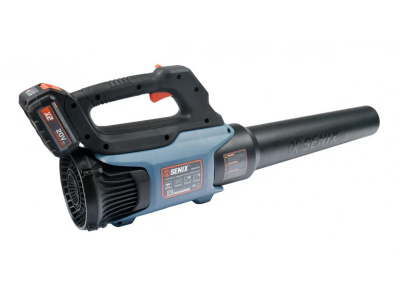 Акк. воздуходувка SENIX BLAX2-M1-EU SET, скорость потока 45 м/с (5Ач), 1х4.0Ач, ЗУ