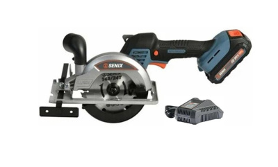 Акк. пила циркулярная SENIX PSCX2-M4-EU SET,X2 20V, 140 мм, 1х4Ач, ЗУ, коробка