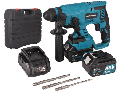 Аккумуляторный беcщеточный перфоратор ProfiPower MKDHR-18V