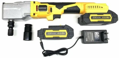 Аккумуляторный бесщеточный угловой гайковерт ProfiPower ЖЁЛТЫЙ CNDTW-18B (Li-ion-2шт, 2.0Ач, 400Нм, З/У, в коробке)
