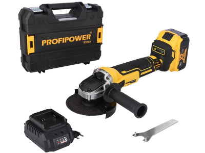 Аккумуляторная бесщеточная УШМ ProfiPower DWDGA-18V