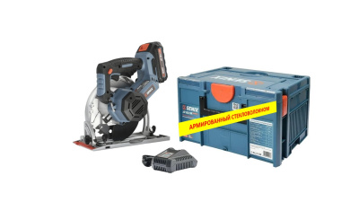 Акк. пила циркулярная SENIX PSCX2-M5-EU SET, 165 мм, 1х4Ач, ЗУ, кейс XSTACK