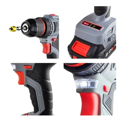 Аккумуляторный бесщеточный шуруповерт ProfiPower MKBL-18B (18В,Li-ion-2шт,2.0Ач,40Нм,З/У, 0,8-10мм,магнитная бита, в кейсе)